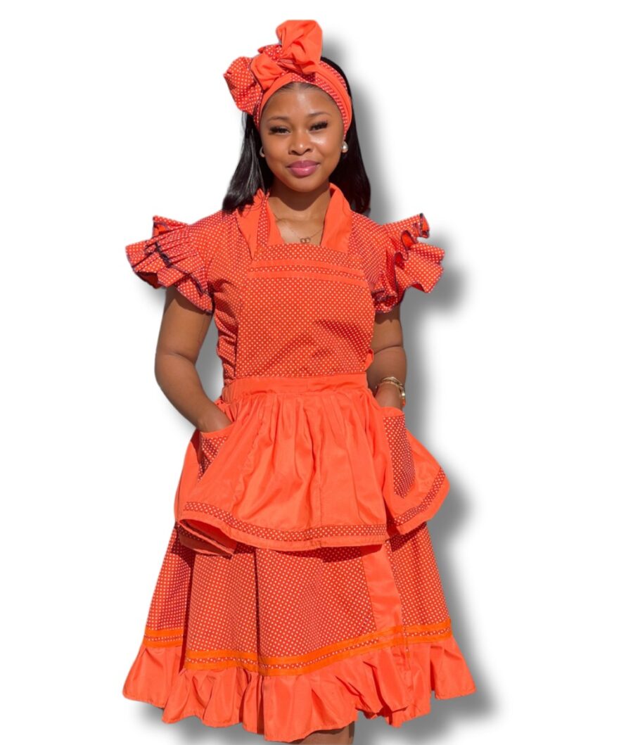 New Orange Duches (With Apron)